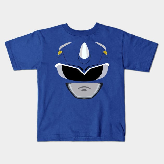 Blue Power Ranger Kids T-Shirt by SimpleIsCuteToo